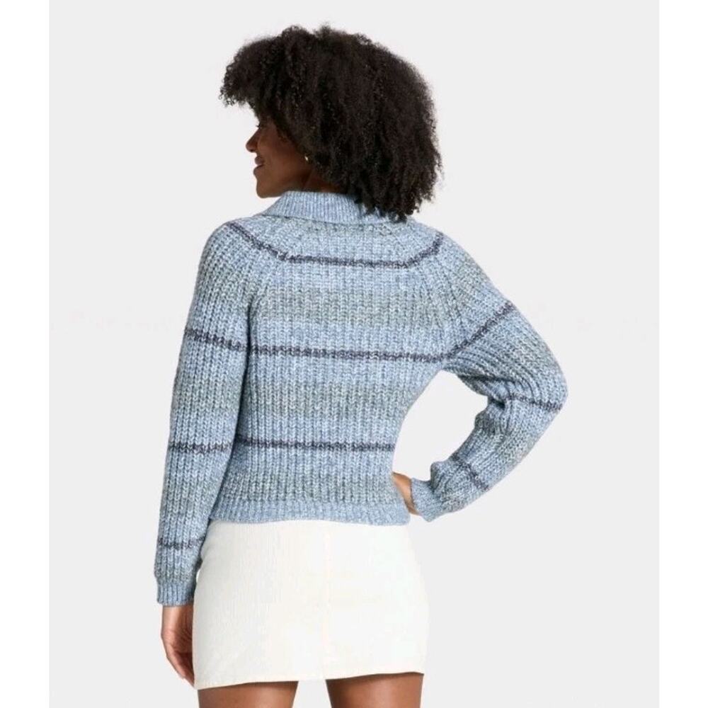 Women's Chunky Polo Collar Pullover Sweater - Universal Thread - Picture 2 of 5